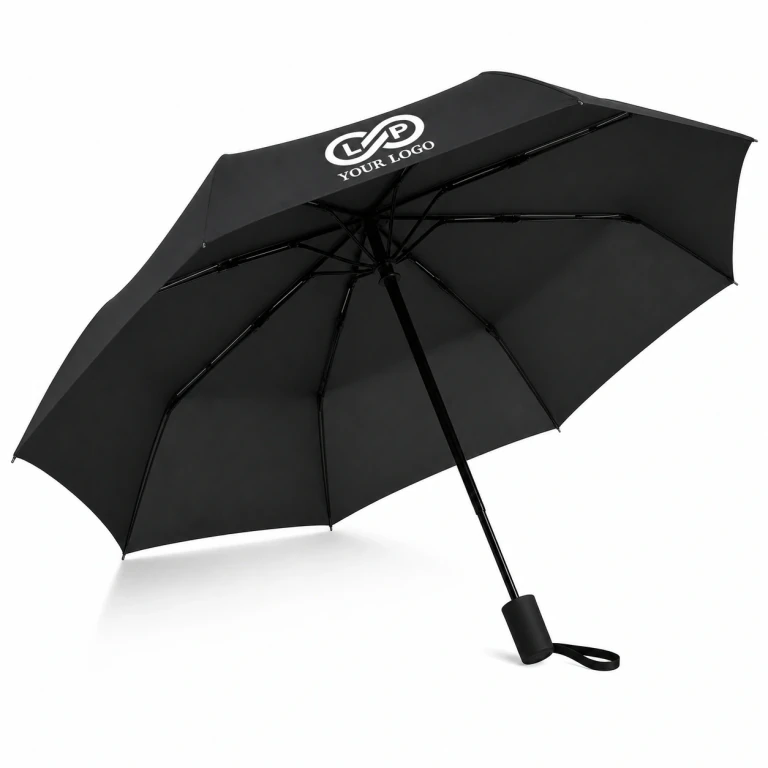 Portable Windproof Collapsible Travel Rain Umbrella with UV Protect