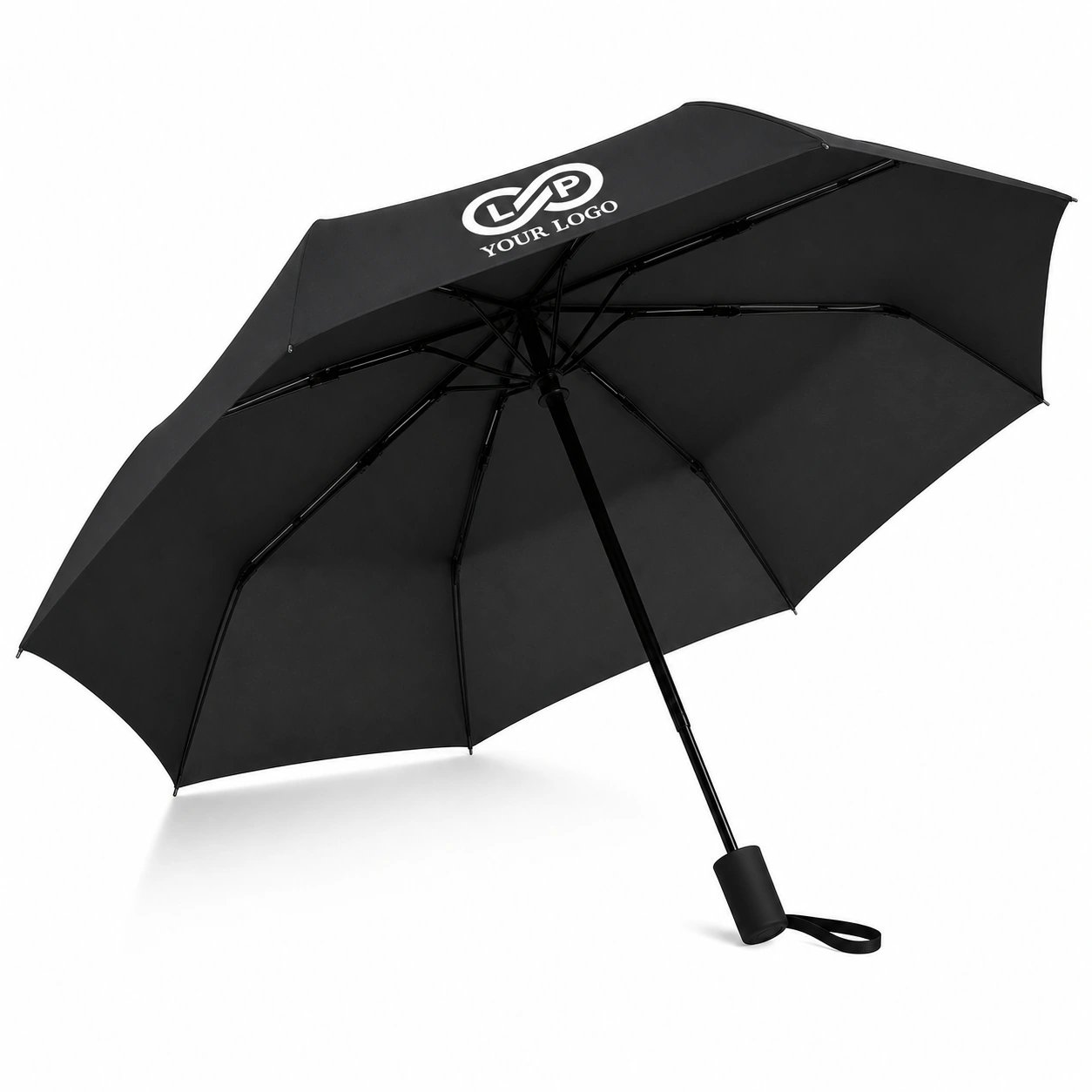 Portable Windproof Collapsible Travel Rain Umbrella with UV Protect