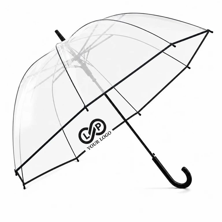 Clear Windproof Rain Wedding Prom Outdoor Bubble Umbrella