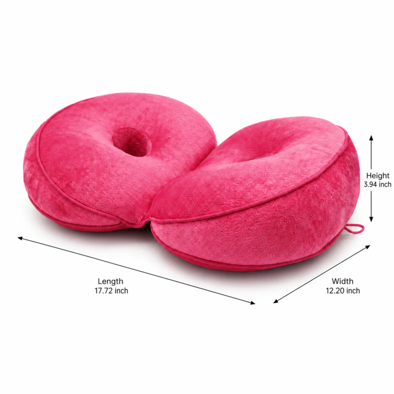Cotton Desk Seat Cushion for Pressure Relief, Posture Correction