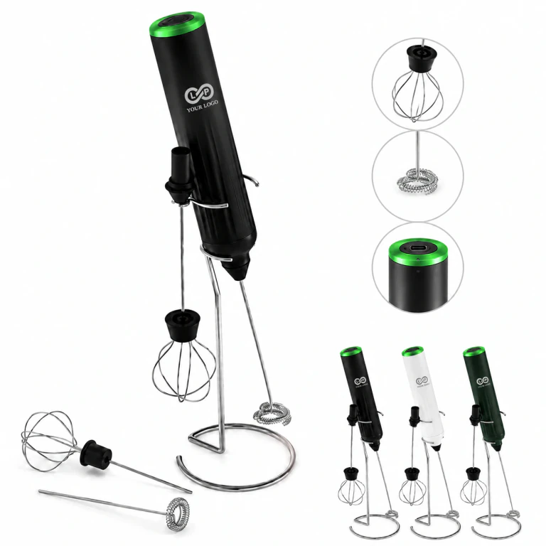 Handheld Rechargeable Milk Frother Egg Beater Blender USB