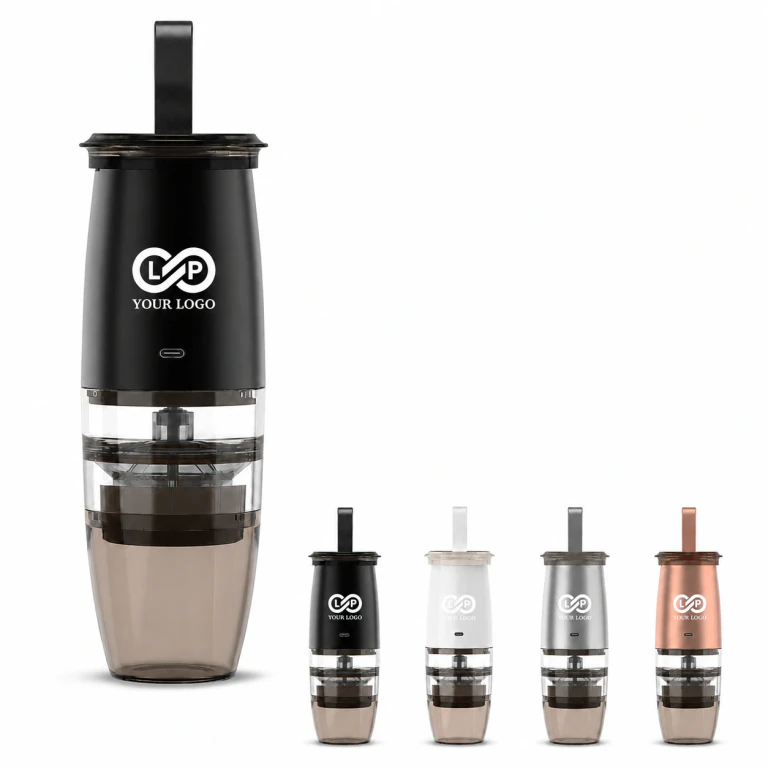 Small Electric Coffee Grinder - Stainless Steel Compact Home Grinder