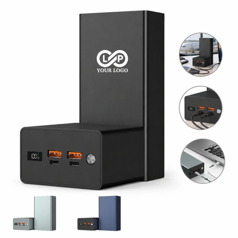 40000mAh Aluminium Alloy 100W Fast Charger Laptop Power Bank