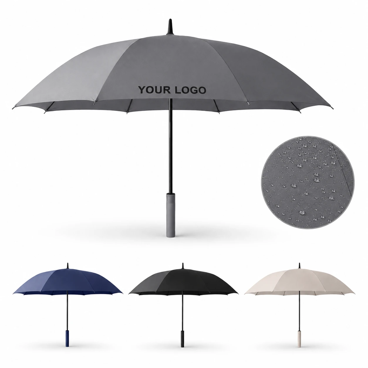 Double Size Durable Long Handle Automatic Golf Umbrella