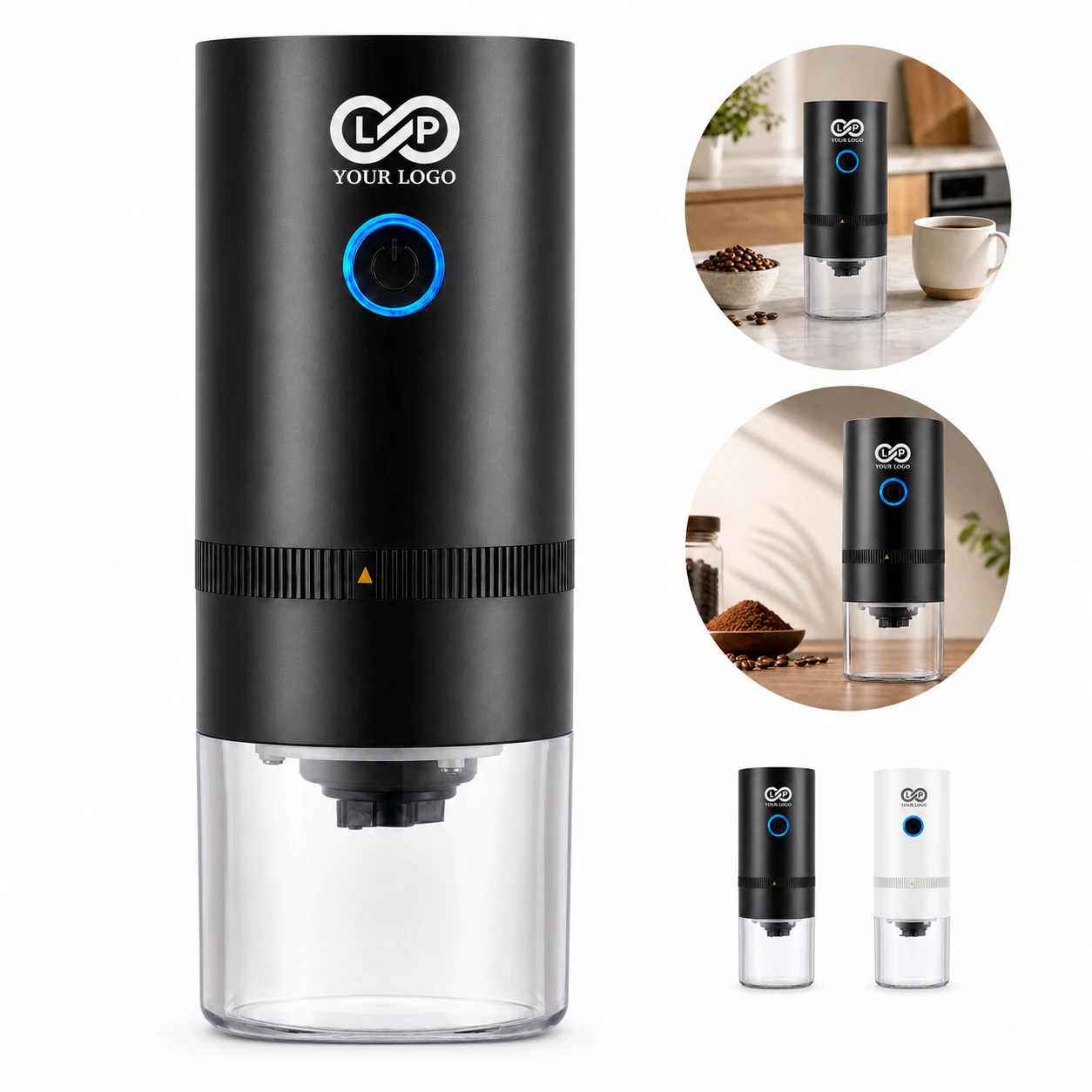Portable Electric Coffee Grinder With Ceramic Burr