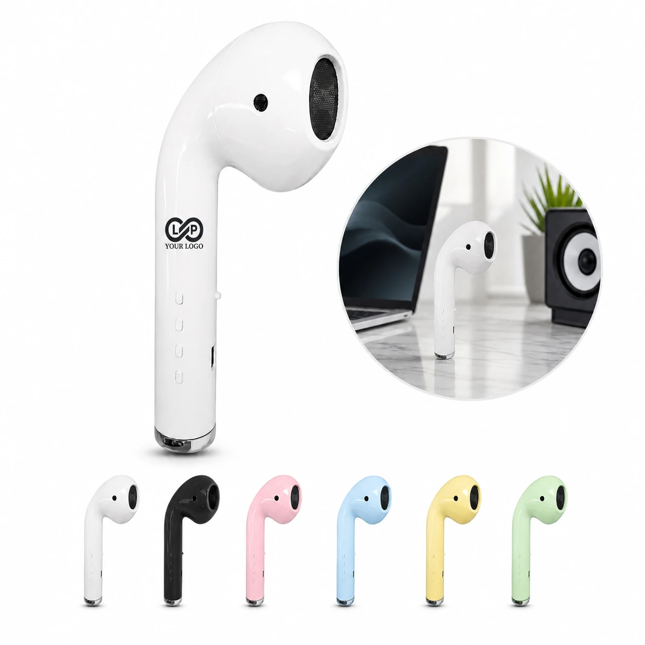 8H Playtime Dual-Connect Headset-Style Bluetooth Speaker