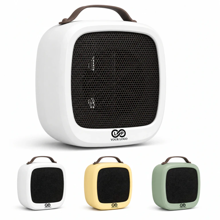 Home bedroom office small desk heating fan space heater