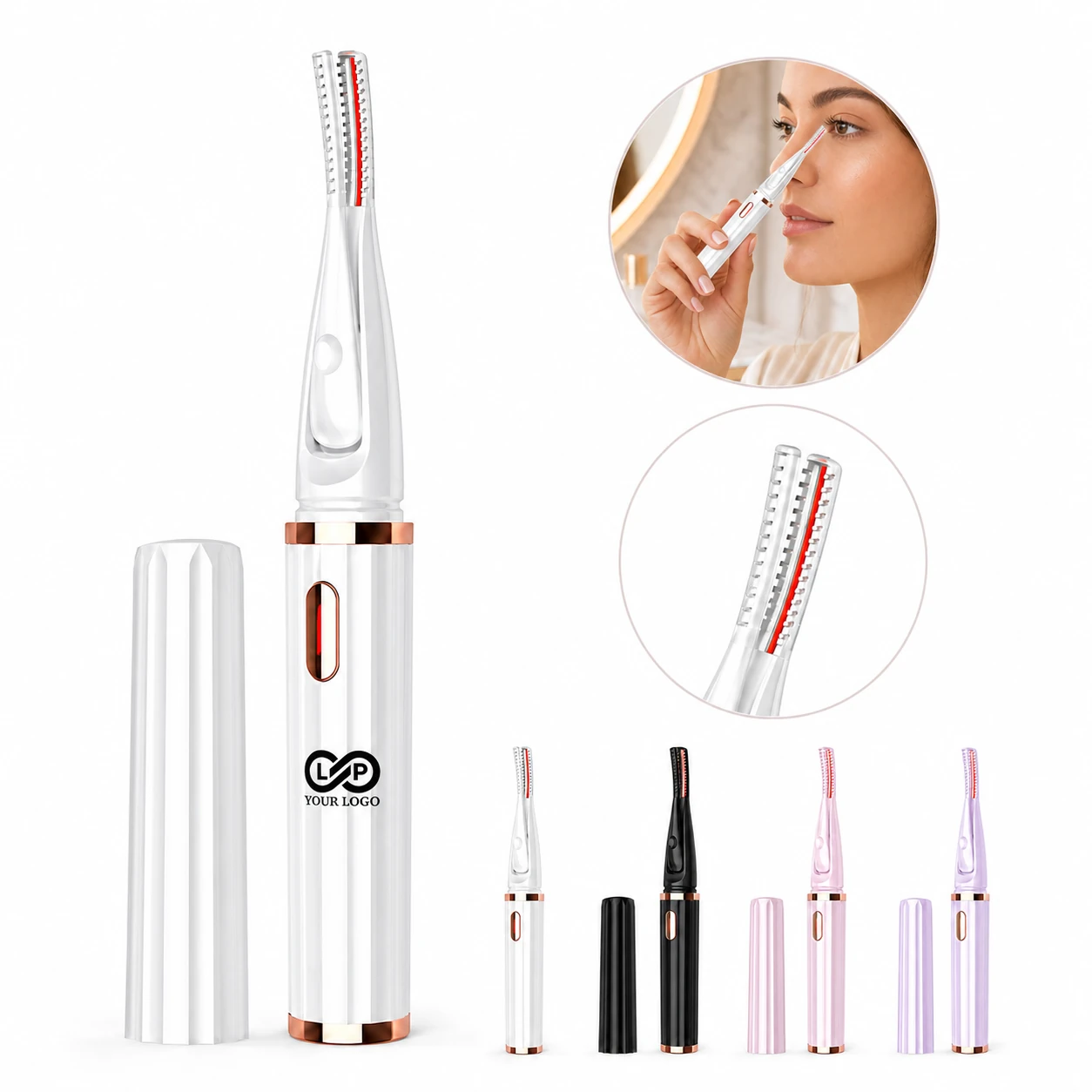 Natural Curl Long-lasting shaping heated eyelash curler