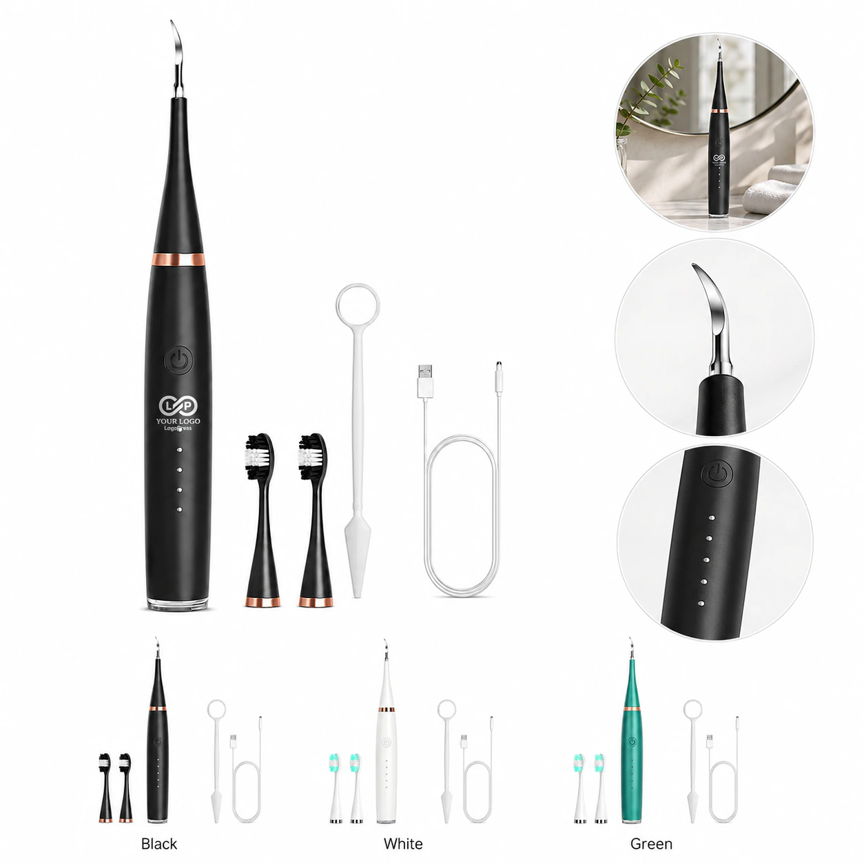 Stock Ultrasonic Toothbrush Tartar Removal Teeth Cleaner for Dogs