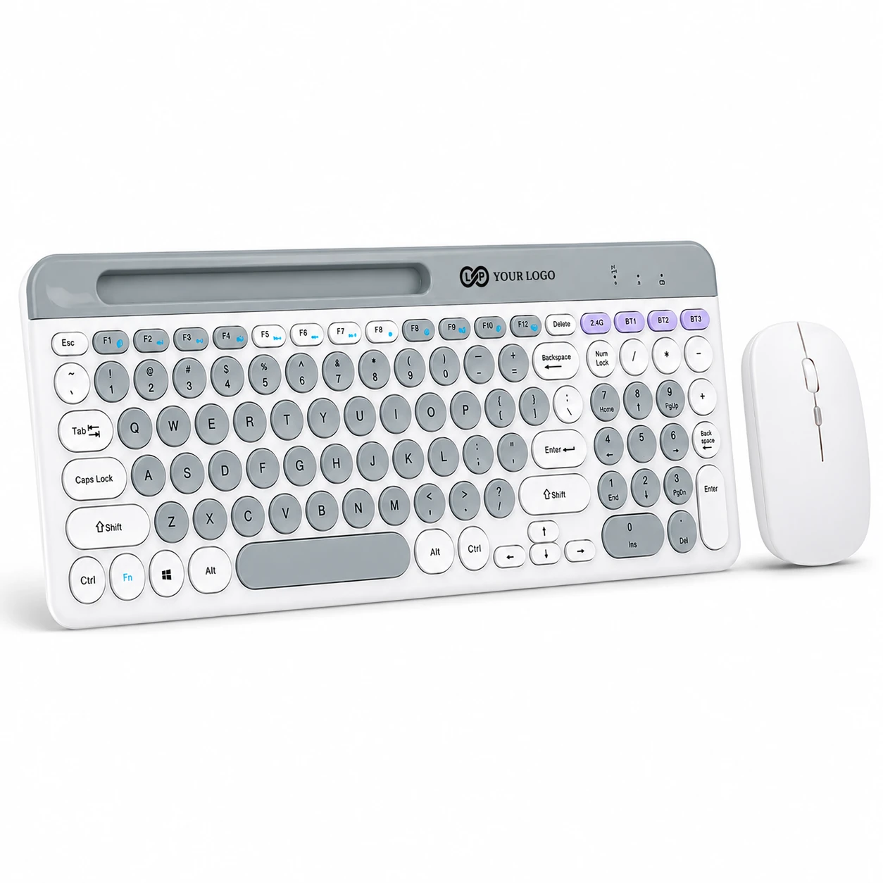 Ultra-thin Macaron Wireless Bluetooth Keyboard Mouse Set
