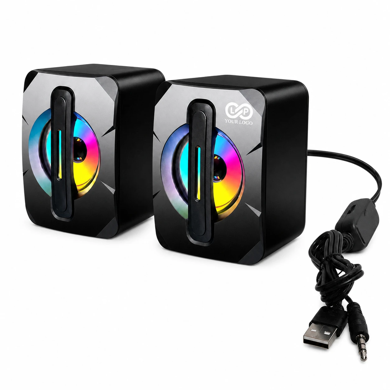 USB Wired Mini Subwoofer Desktop Speaker for Laptop & Mobile Phone