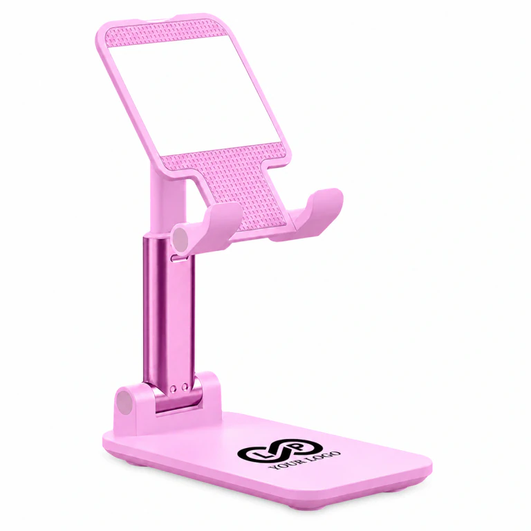Portable Foldable Adjustable Phone Stand ABS Material Charging Port