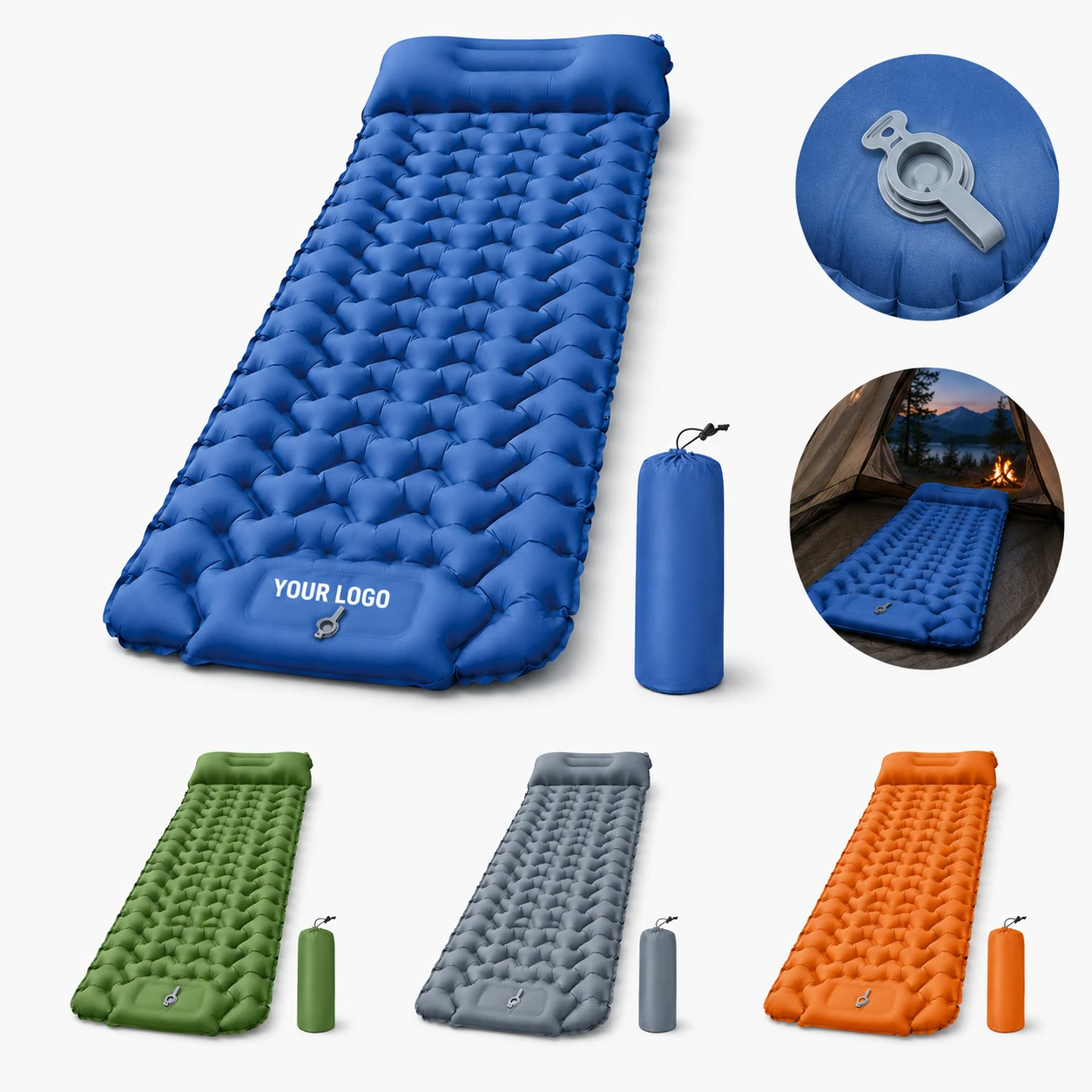Built-in Pump Lightweight Portable Camping Sleeping Pad