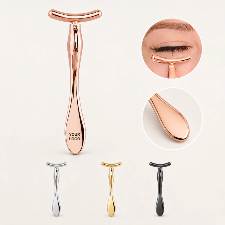 Portable Promote Absorption T-Shaped Metal Cream Applicator