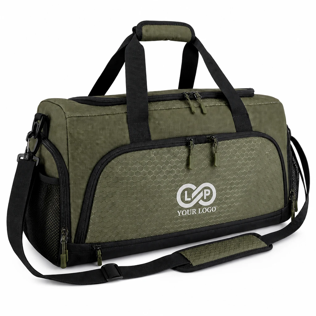 Large Capacity Multi-Pocket Durable Travel Gym Bag with Oxford Cloth