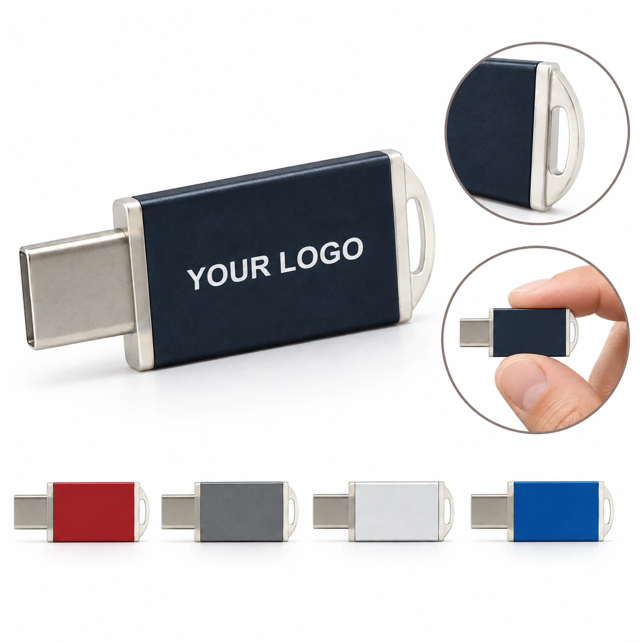 16G Type-c Mini U Disk Portable USB Flash Drive with Customizable Logo