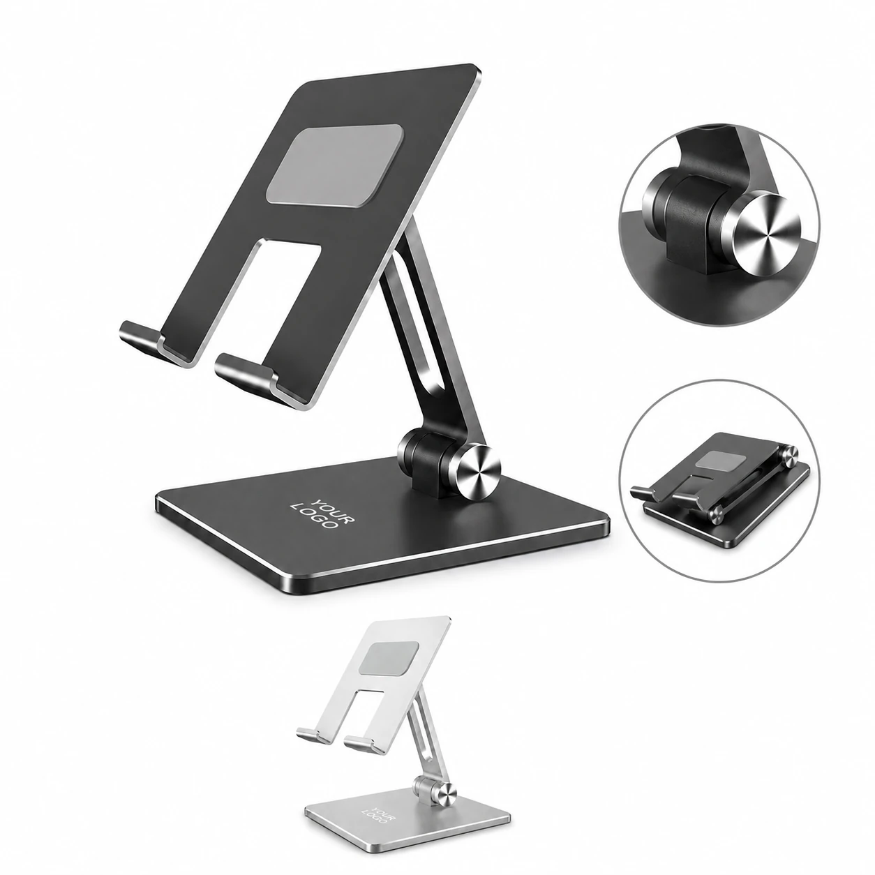 Aluminum Alloy Desktop Lazy Folding Support Tablet Bracket