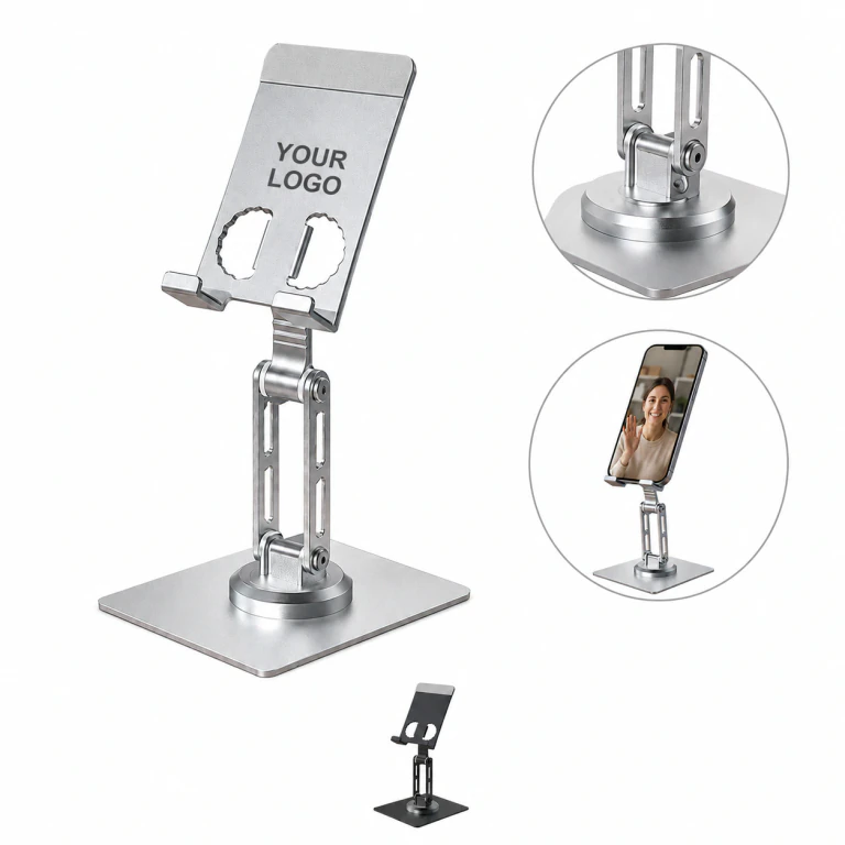Aluminum Alloy Folding Phone Tablet Stand 360 Rotatable