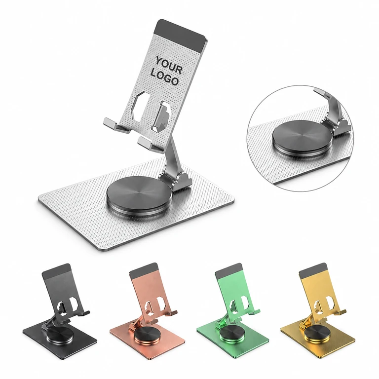 Aluminum Alloy Rotating Portable Mobile Phone Tablet Stand