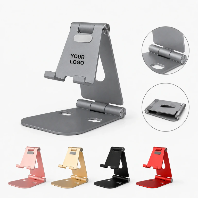 Aluminum Alloy Tablet Mobile Phone Holder Adjustable Angle Anti-slip