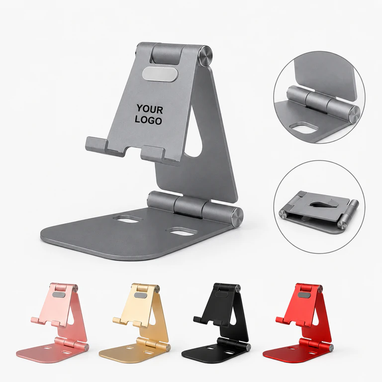 Aluminum Alloy Tablet Mobile Phone Holder Adjustable Angle Anti-slip