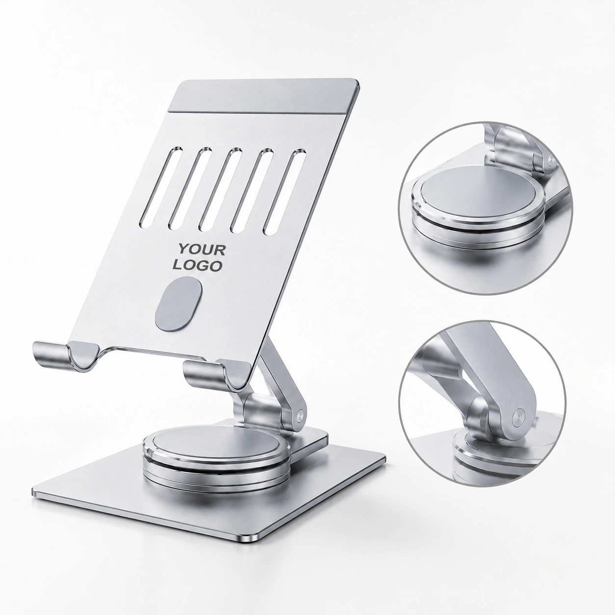 Aluminum Alloy Folding Lift Infinite Rotation Tablet Stand