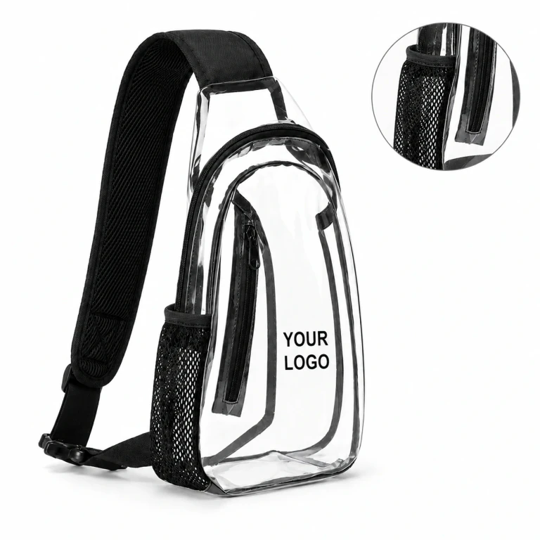 Stadium Approved Transparent PVC Clear Sling Crossbody Bag