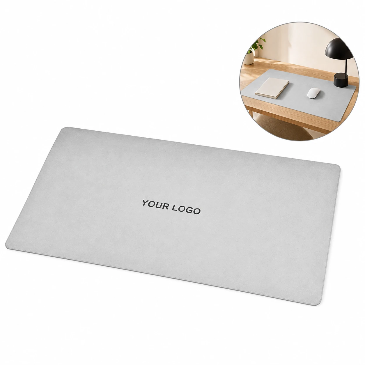 Double-sided Leather Large Office Game Desk Mat Mouse Pad