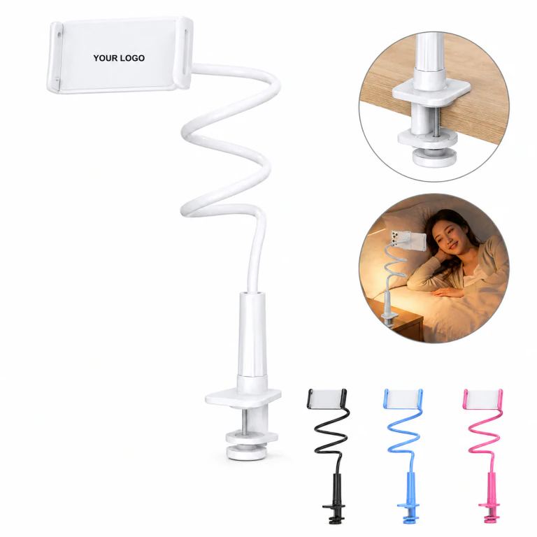 Adjustable Gooseneck Desk Bedframe Mount Phone Holder