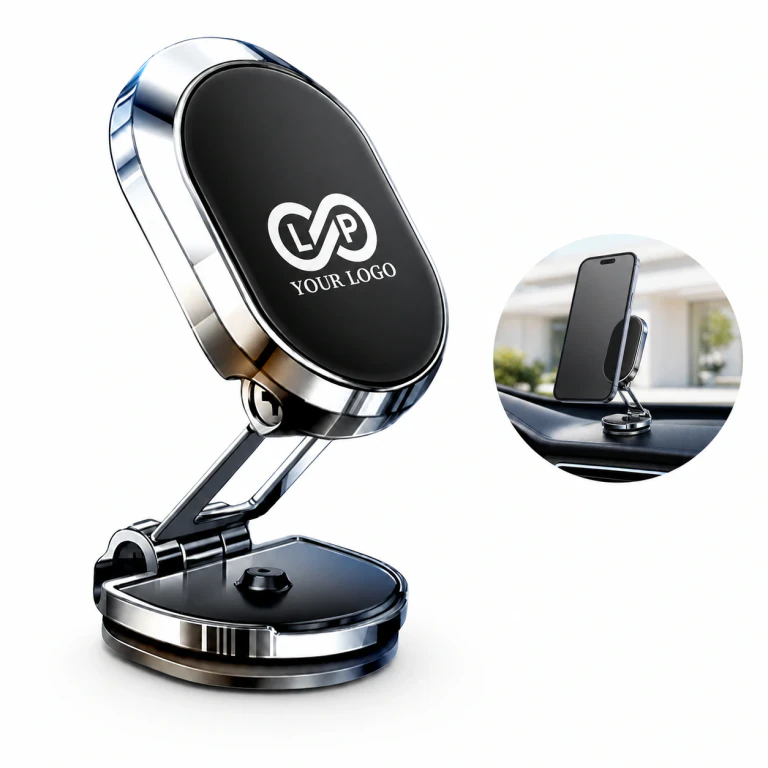 Strong Magnetic Folding Car Dashboard Phone Holder