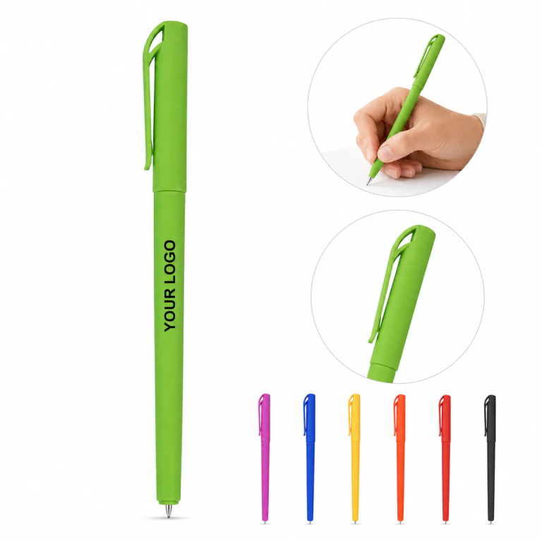 Custom Printed Promotional Gel Pens Medium Tip Logo Customized Bulk