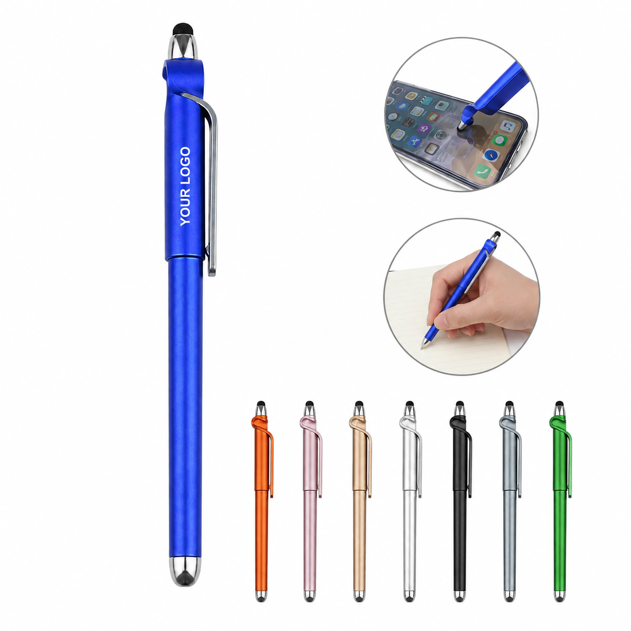 Custom Printed Promotional Gel Pens with Logo, 0.7mm Medium Point Bulk Gifts