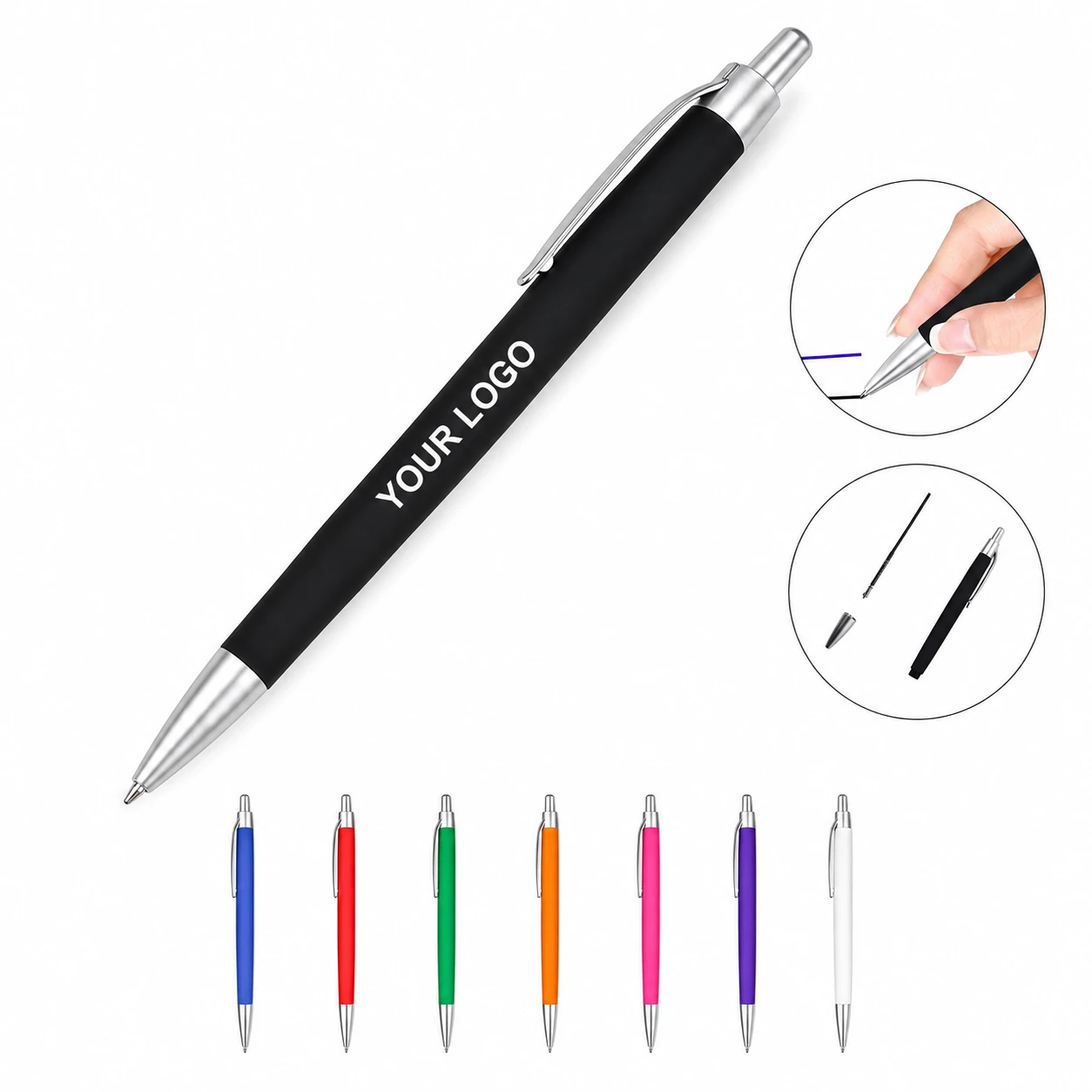 Custom Logo Multi-color Promotional Business Ballpoint Pen