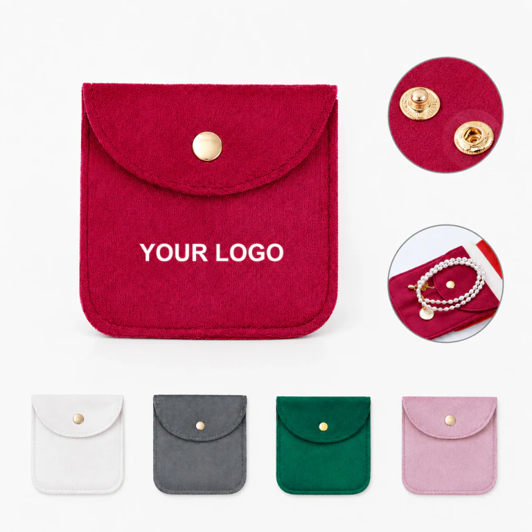 Custom Fashionable Dustproof Velvet Jewelry Accessories Bag