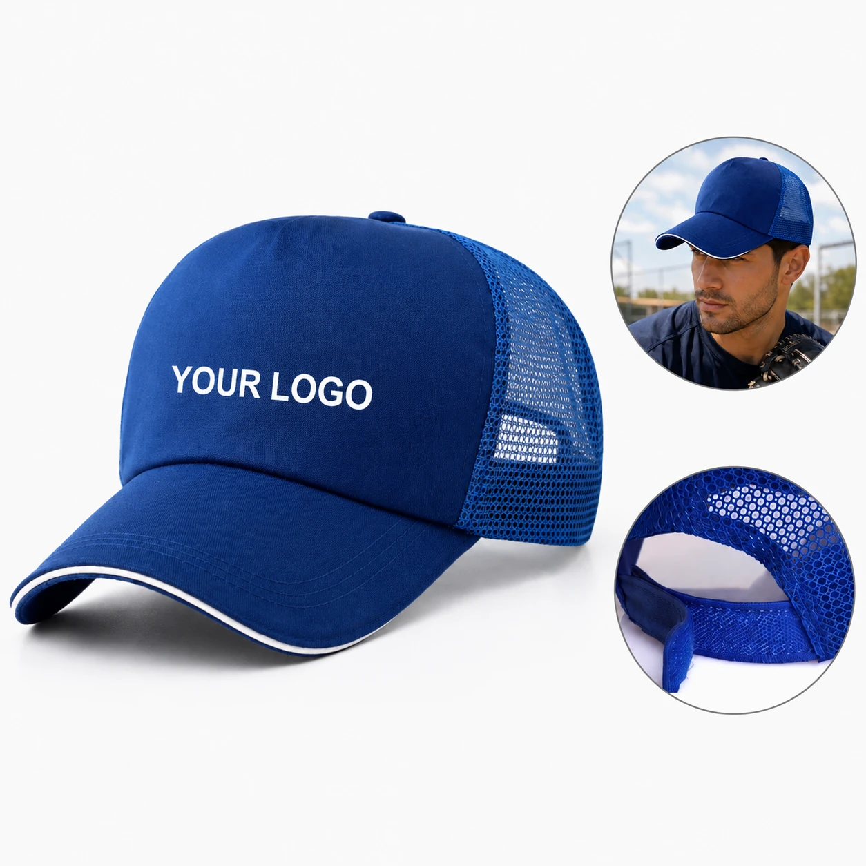 Classic Adjustable Youth Baseball Mesh Cap Trucker Hat