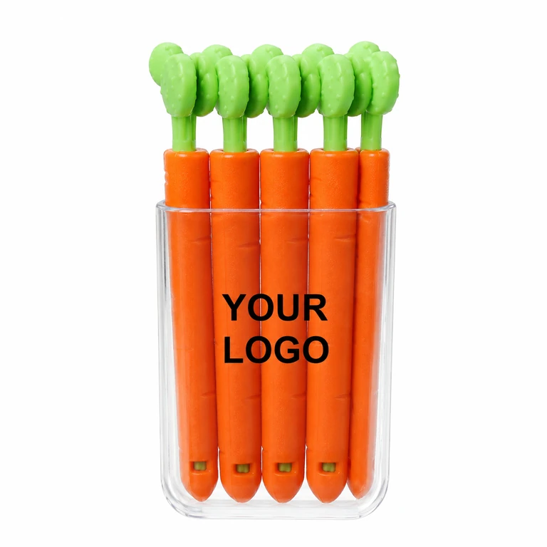 5 Pack Carrot Cactus Shaped Food Sealing Clips for Plastic Bags