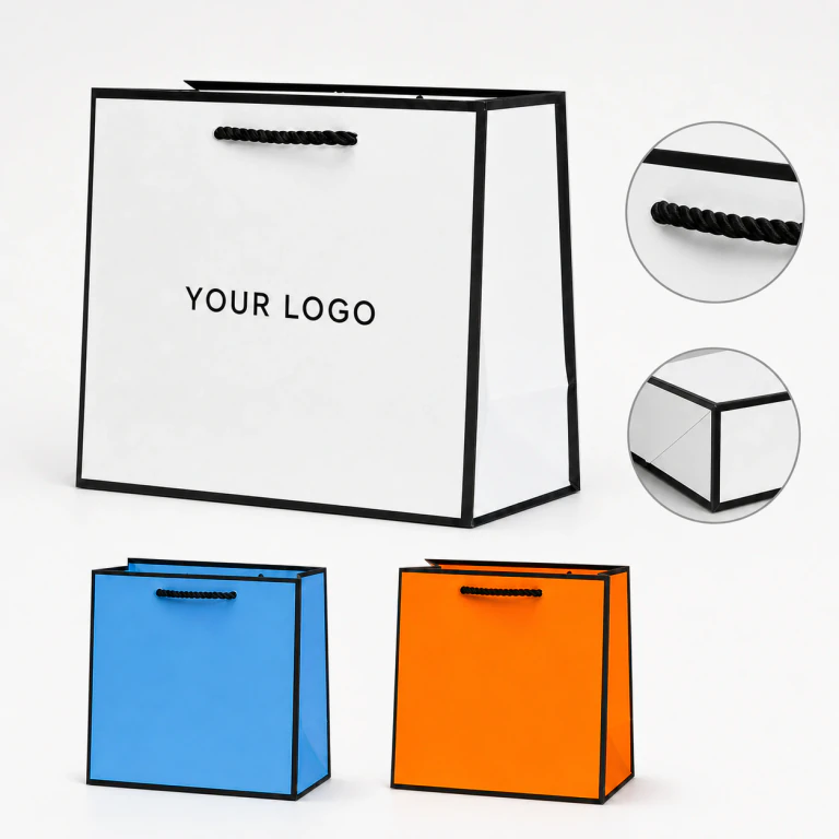 Reinforced Handle Customizable Large Gift Paper Bags