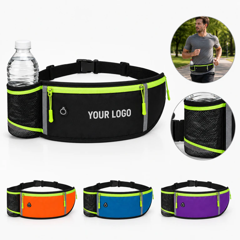 Waterproof Ultra-thin Running Waist Bag with Phone Pocket