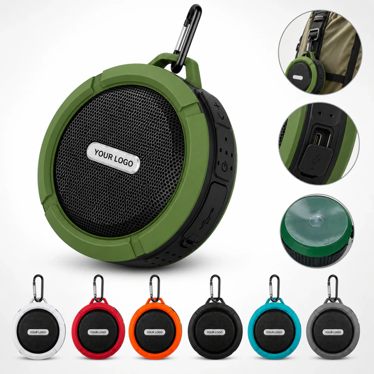 Portable Waterproof Stereo Sound Wireless Bluetooth Speaker