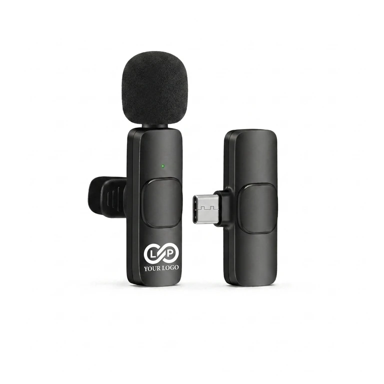 Travel Video Recording Mini Wireless Lavalier Microphone
