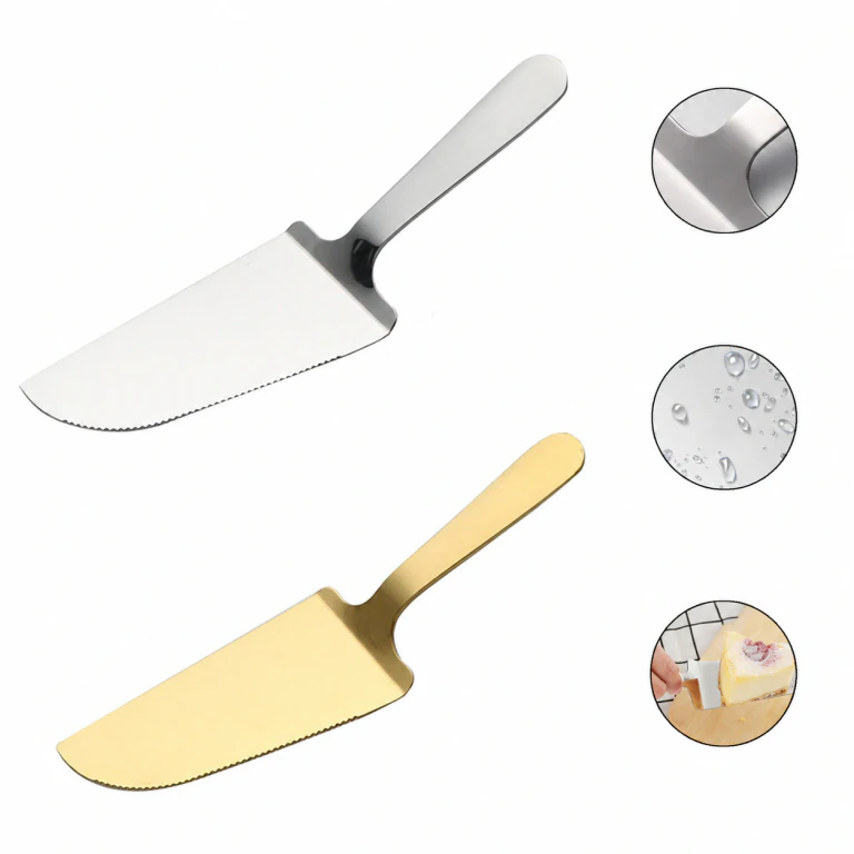 Multifunctional Non-slip Stainless Steel Food Spatula Cutter