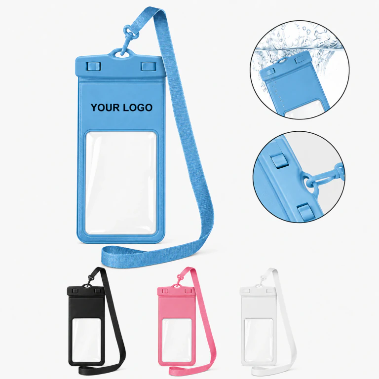 Clear Waterproof Phone Pouch with Lanyard for Beach Pool Water Sports