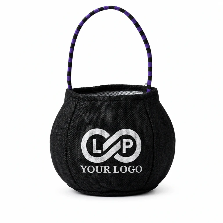 Large capacity portable cute halloween candy gift tote bag