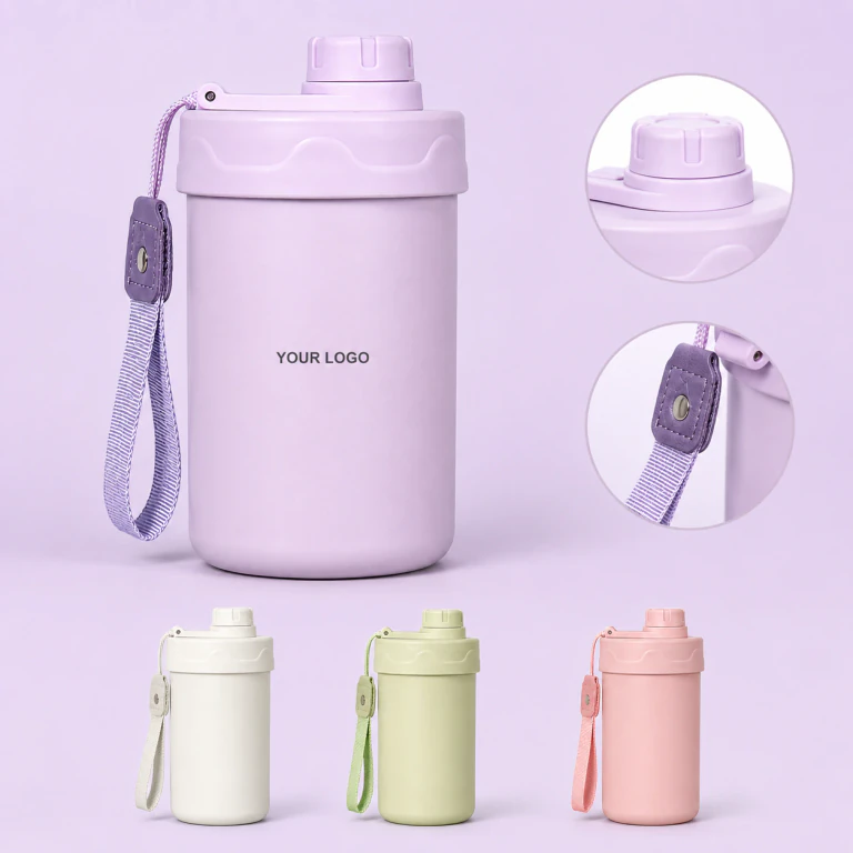 Dual Drink Stainless Steel Thermos Cup with 304 Vacuum Insulation