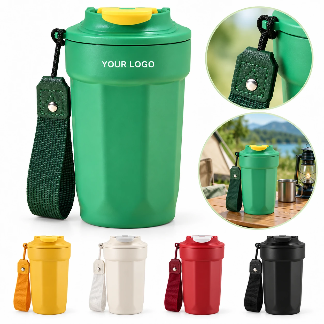 Portable 316 Stainless Steel Vacuum Thermos Cup with Custom Logo
