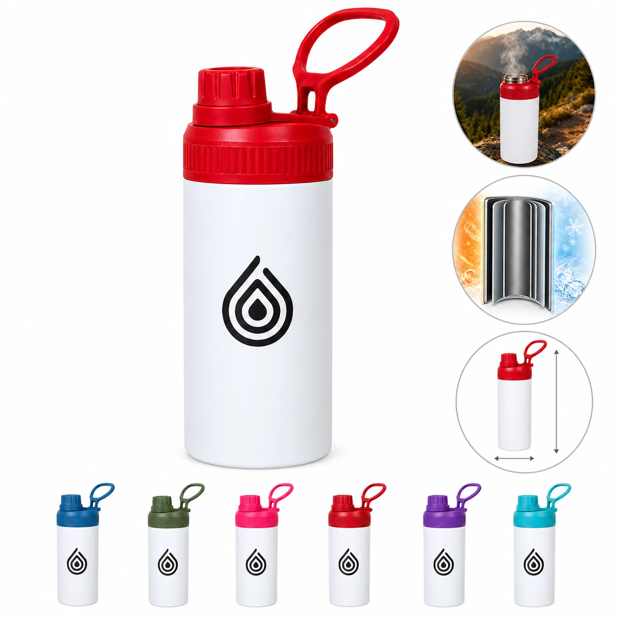 Stainless Steel Outdoor Portable Space Kettle Thermos Cup