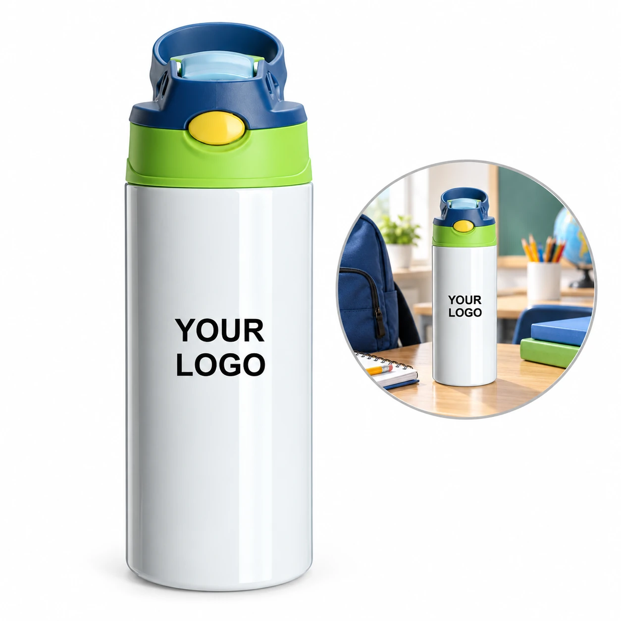 304 Stainless Steel Insulation Children's Straw Water Cup