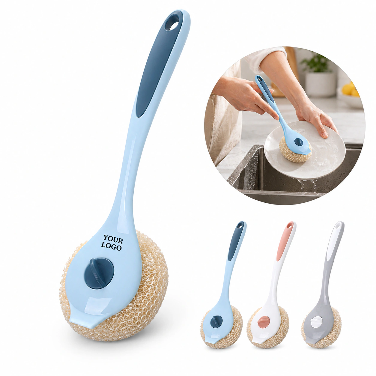 Kitchen Long Handle Cleaning Brush