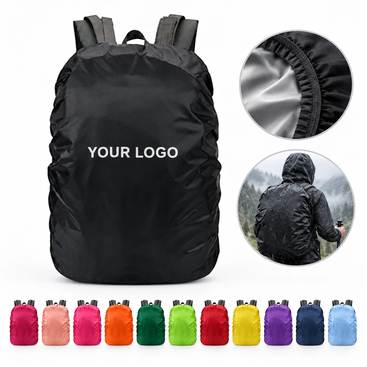 Waterproof Strengthened Layer Backpack Rain Cover for Hiking