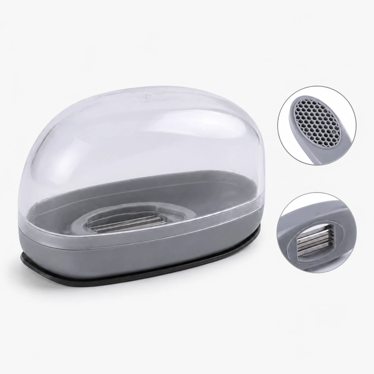 Manual Multifunctional Garlic Cutter Slicer with Container